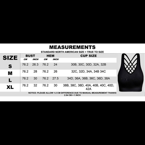 Super Comfy Sports Bra - Black - Picture 4 of 4